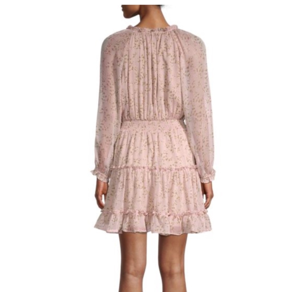 NWT | DRESS FORUM Dainty Floral Ruffle Mini Dress | Size Small - Picture 2 of 4